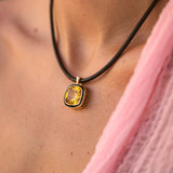 Necklace Raw Desire Yellow