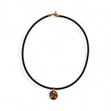 Necklace Raw Desire Yellow Oval