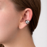 Ear Cuff Bold Drop Silver