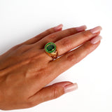 Ring Raw Desire Green